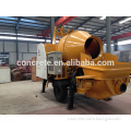 Electric trailer concrete stirring pump HBTS30-10-76R concrete machine Minle Factory Price